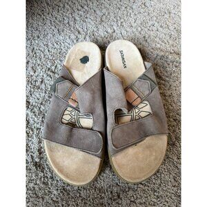 SATORISAN Mens Sandals Leather Suede Sz 11 Casual Vacation Camping Outdoor